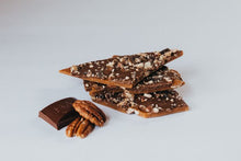 Load image into Gallery viewer, Emerald Isle Toffee -Tender Irish Butter Toffee, Milk Chocolate &amp; Toasted Pecans - 1/2 lb. Box
