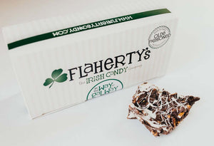 On the Way to Galway Bay - Darker Chocolate, Toasted Pretzels, & Sea Salt - 1/2 lb. Box