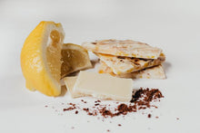 Load image into Gallery viewer, Leprechaun Lemon Crème - Creamy white choc w  hard lemon candies- 1/2 lb. Box
